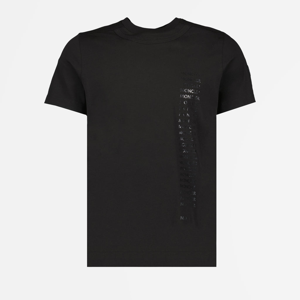 T-shirts Logo T-shirt Moncler Black Man