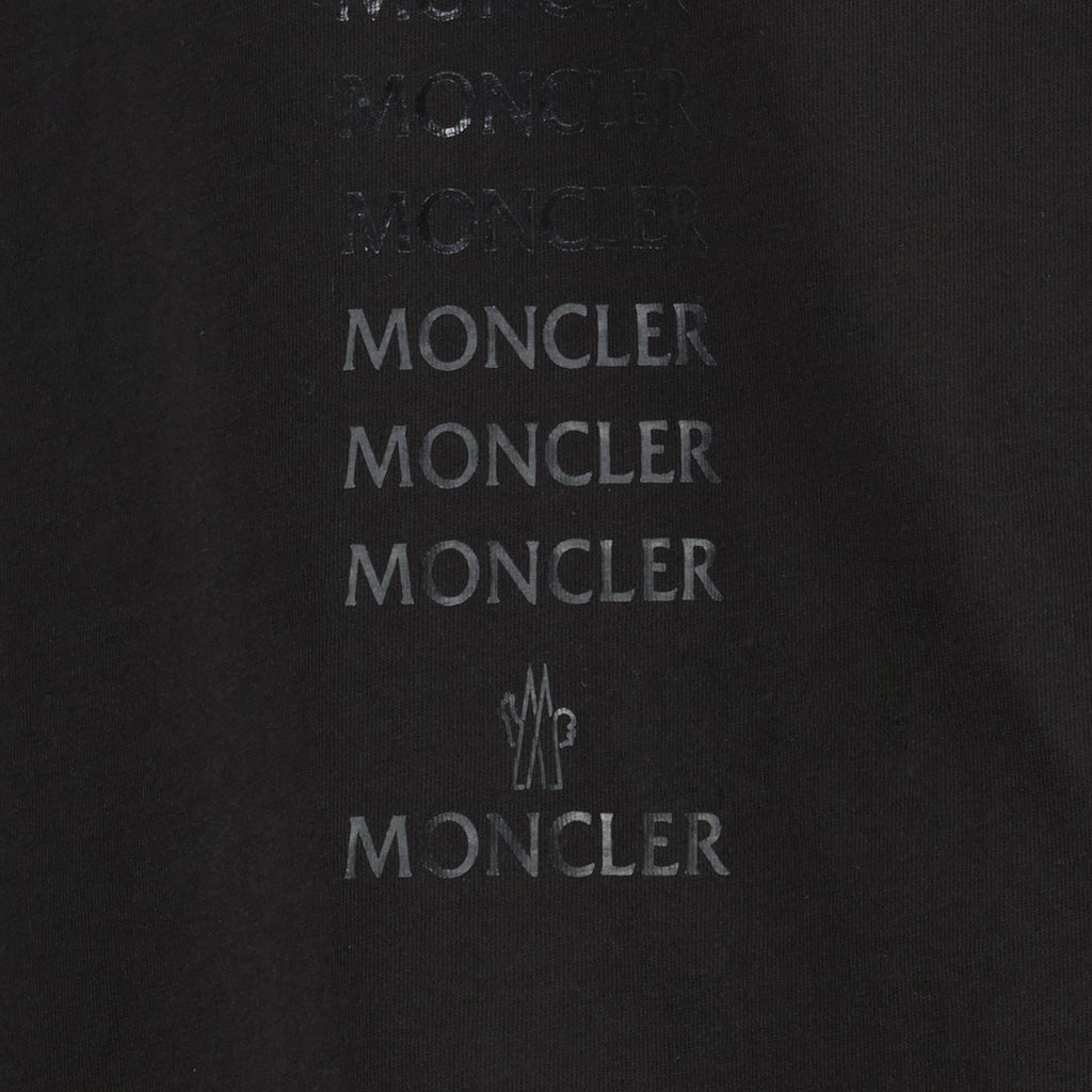 T-shirts Logo T-shirt Moncler Black Man