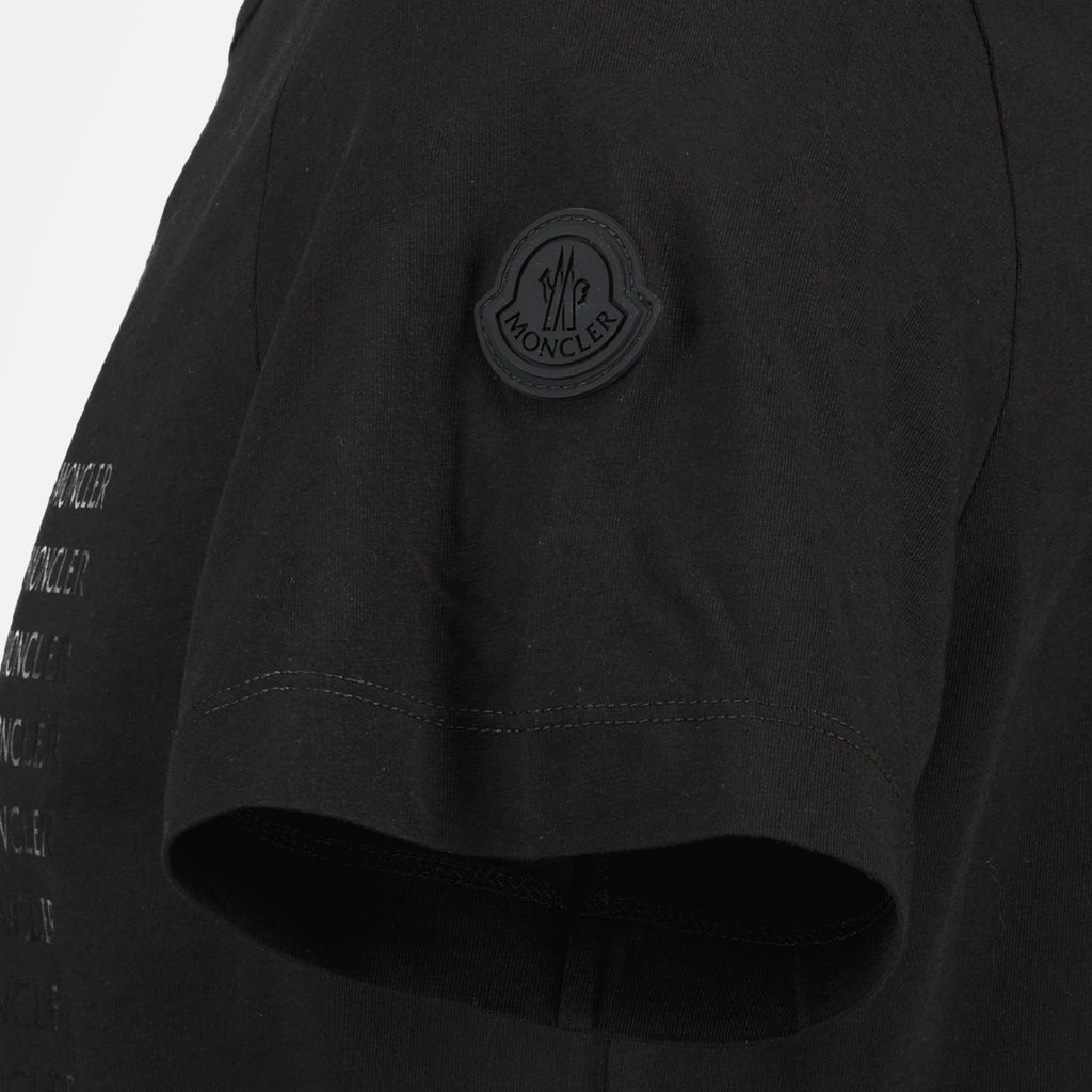T-shirts Logo T-shirt Moncler Black Man
