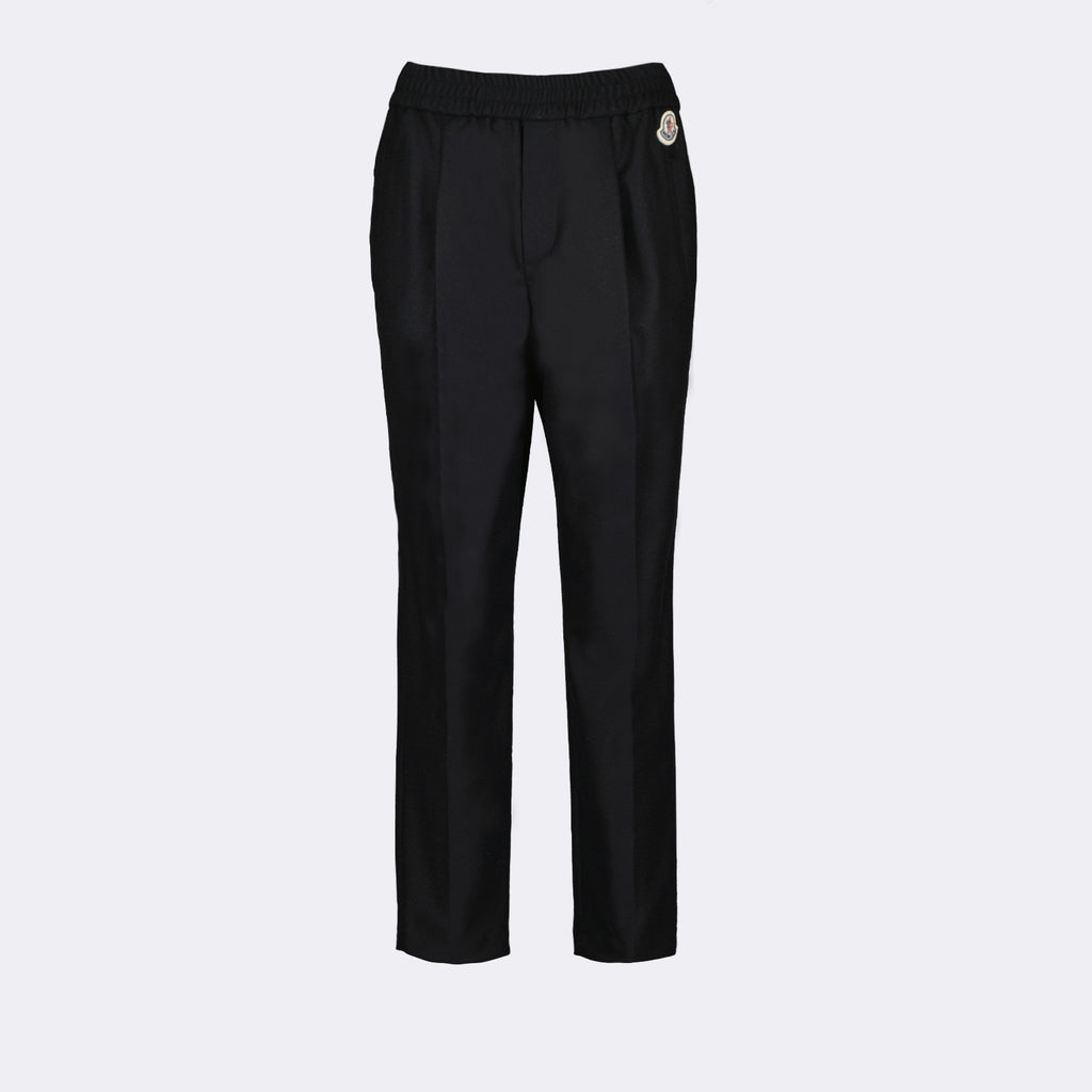 Pantalons Pantalon droit Moncler Noir Femme