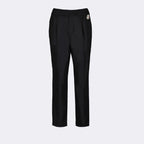 Pantalons Pantalon droit Moncler Noir Femme