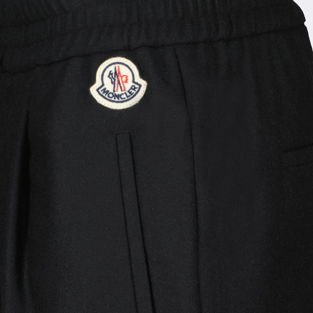 Pantalons Pantalon droit Moncler Noir Femme