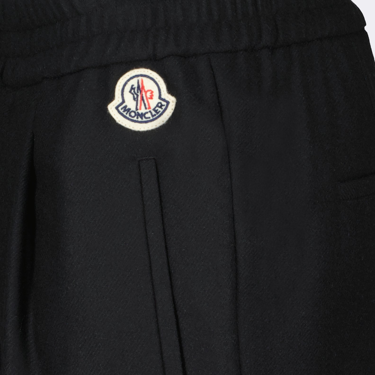 Pantalons Pantalon droit Moncler Noir Femme