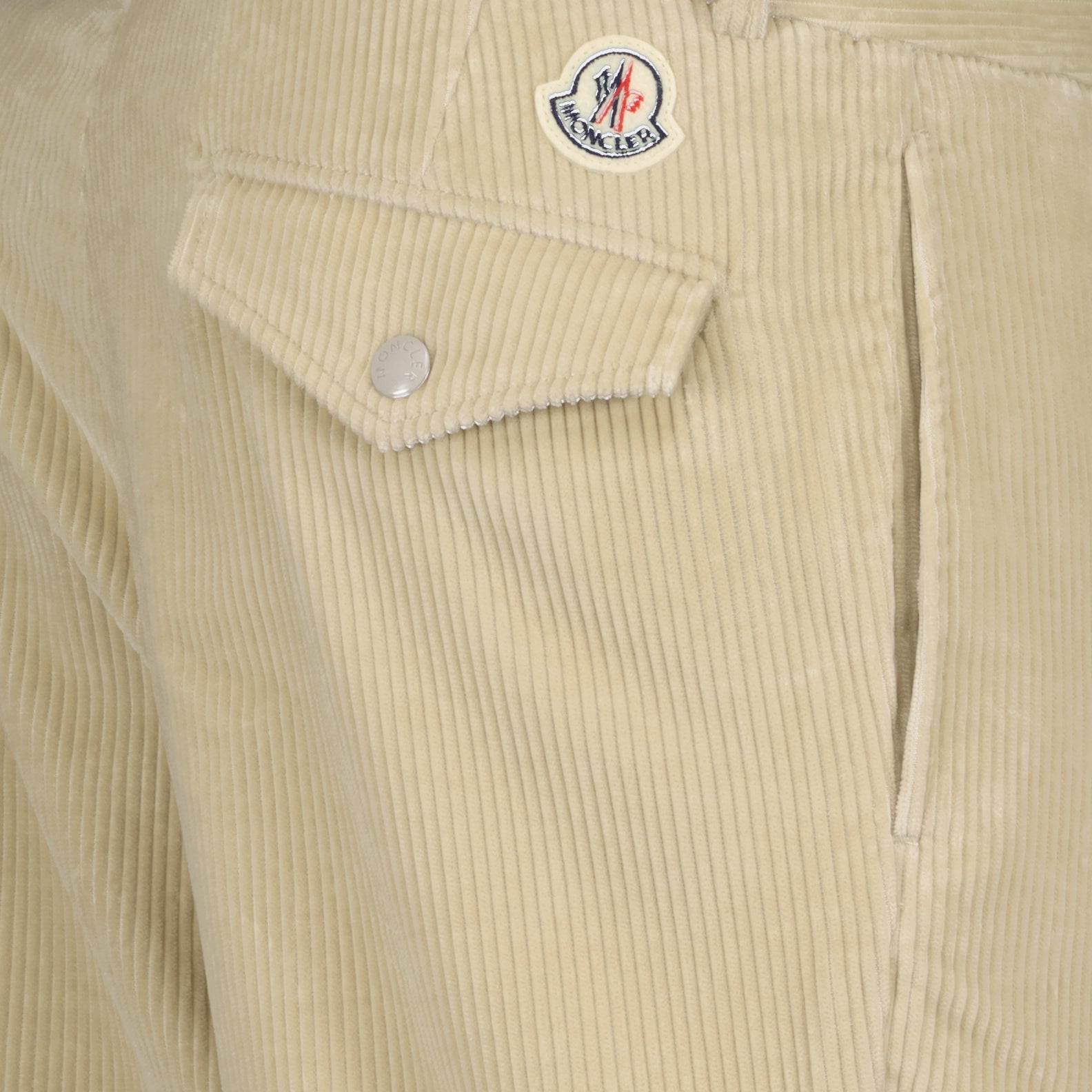 Hosen Corduroy-Hosen Moncler Beige Homme