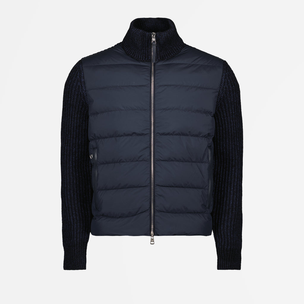재킷 Veste bi-matière Moncler 파란색 Homme