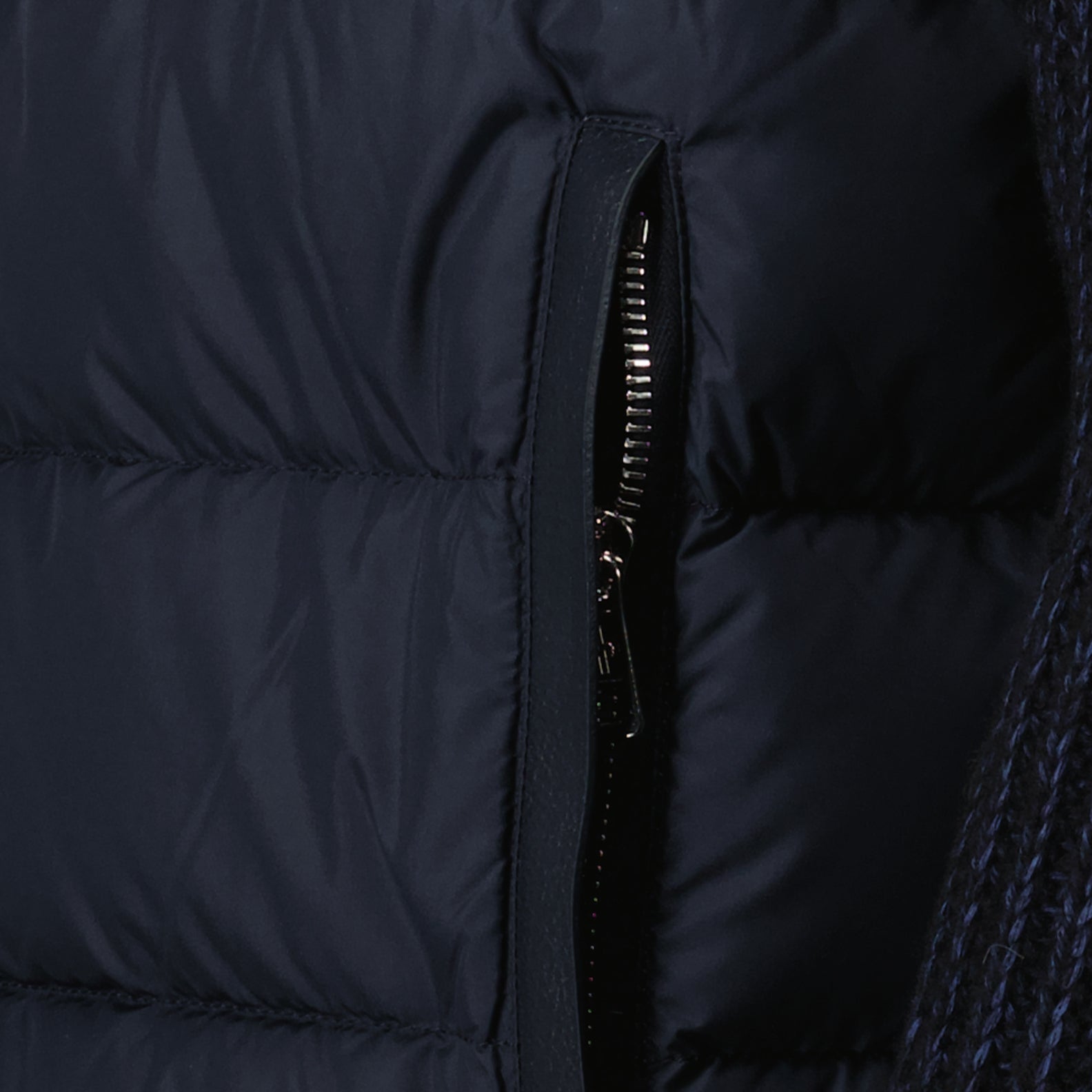 재킷 Veste bi-matière Moncler 파란색 Homme