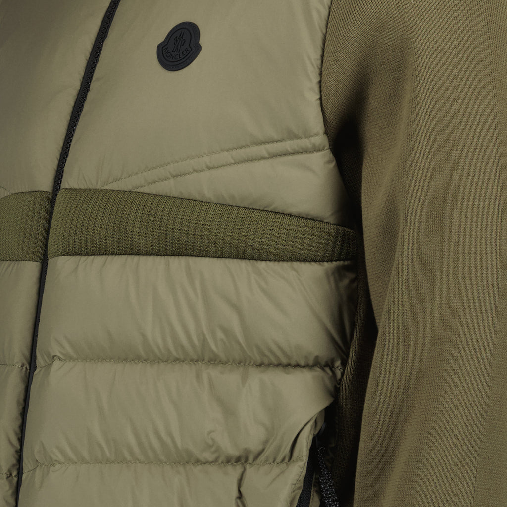Jackets Bi-material jacket Moncler Khaki Homme