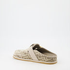 Open shoes Fendi Feel Mules Fendi Beige Women