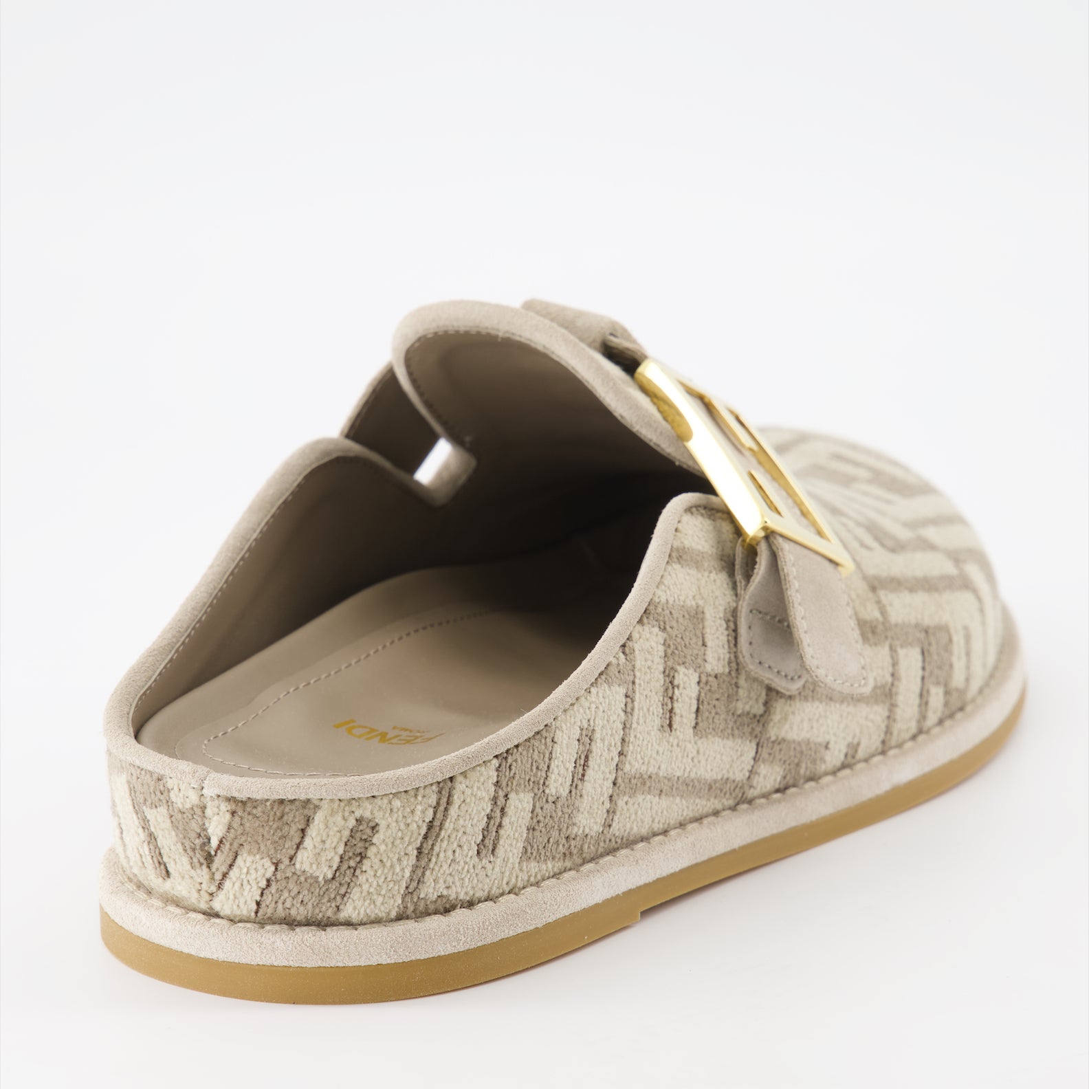 Open shoes Fendi Feel Mules Fendi Beige Women