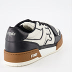 Sneaker Baskets Fendi Match Fendi Schwarz Femme