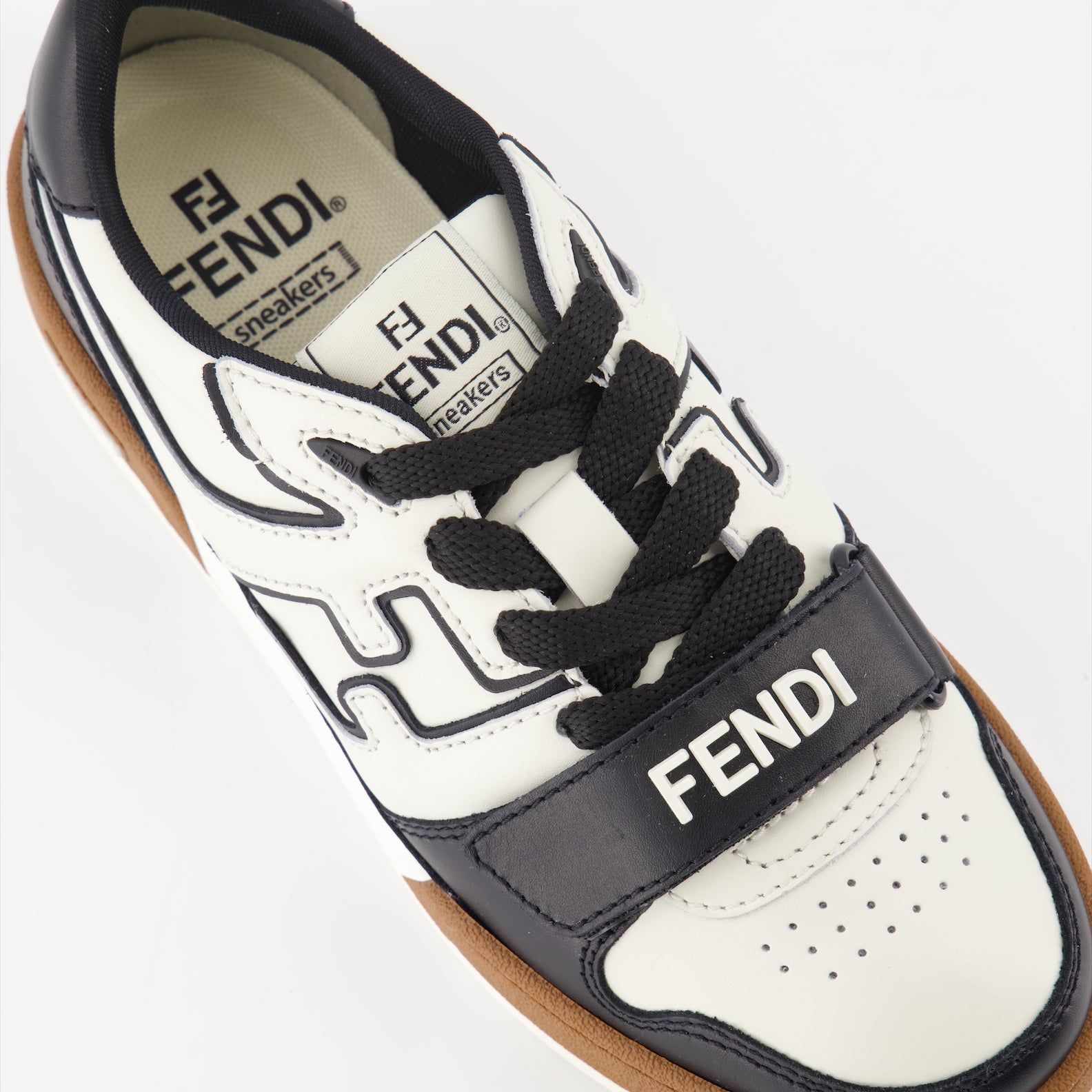 Sneaker Baskets Fendi Match Fendi Schwarz Femme