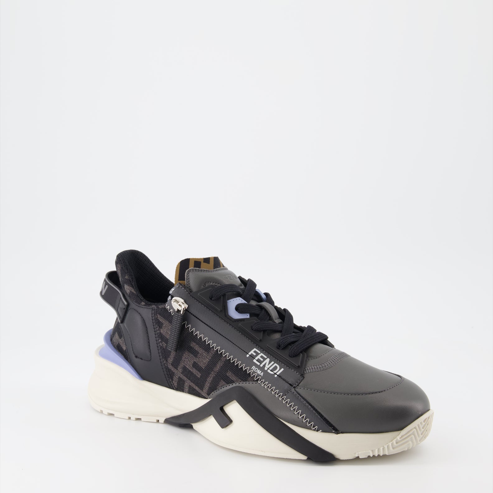 Baskets Baskets Fendi Flow Fendi Gris Homme