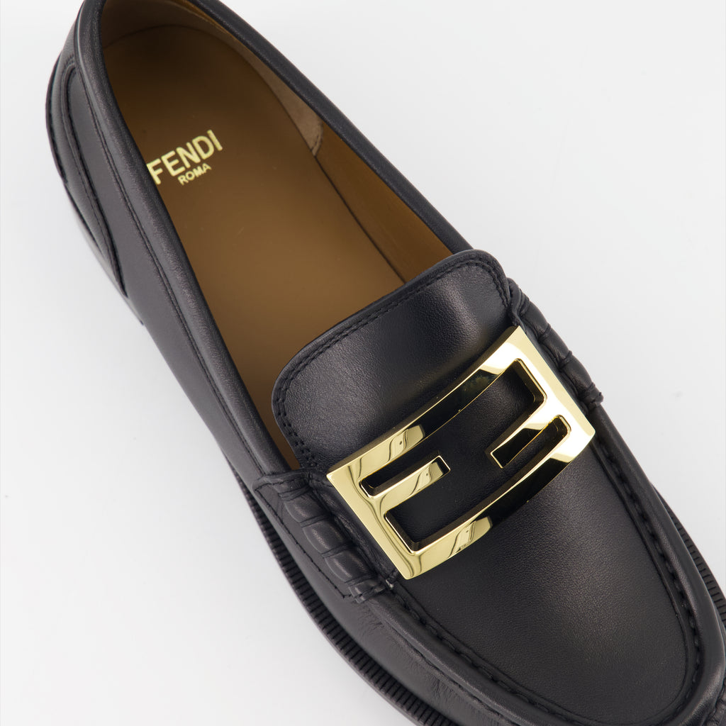 Loafers Baguette Loafers Fendi Black Women