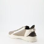 Sneaker Baskets Fendi Flow Fendi Beige Homme