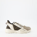 Baskets Baskets Fendi Flow Fendi Beige Femme