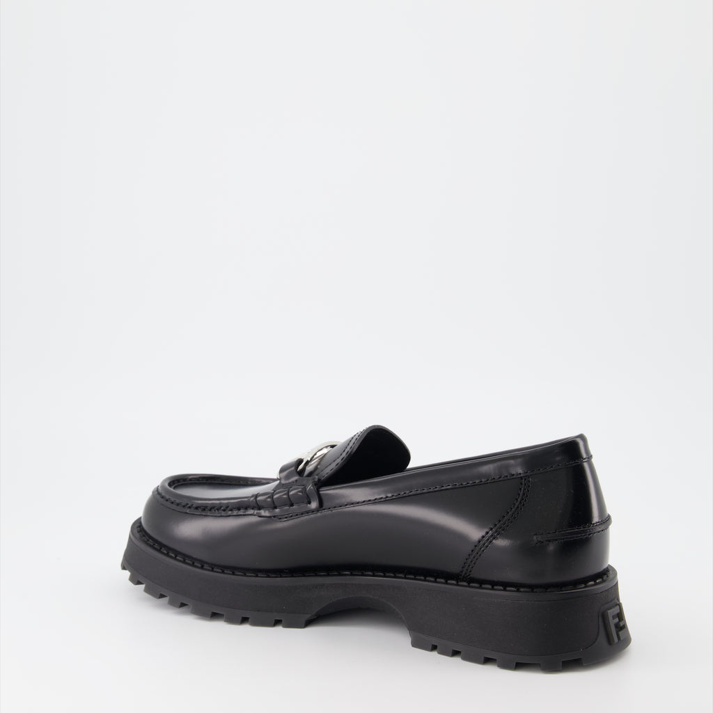 Mocassins Mocassins Fendi O'Lock Fendi Noir Homme