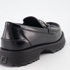 Mocassins Mocassins Fendi O'Lock Fendi Noir Homme