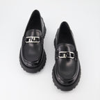 Mocassins Mocassins Fendi O'Lock Fendi Noir Homme