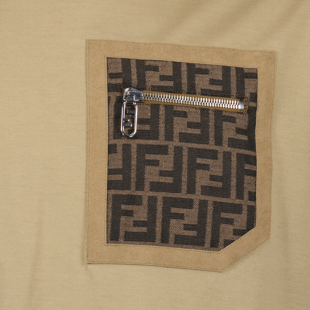 T-shirts FF t-shirt Fendi Beige Man