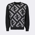 Knitwear FF sweater Fendi Gray Man