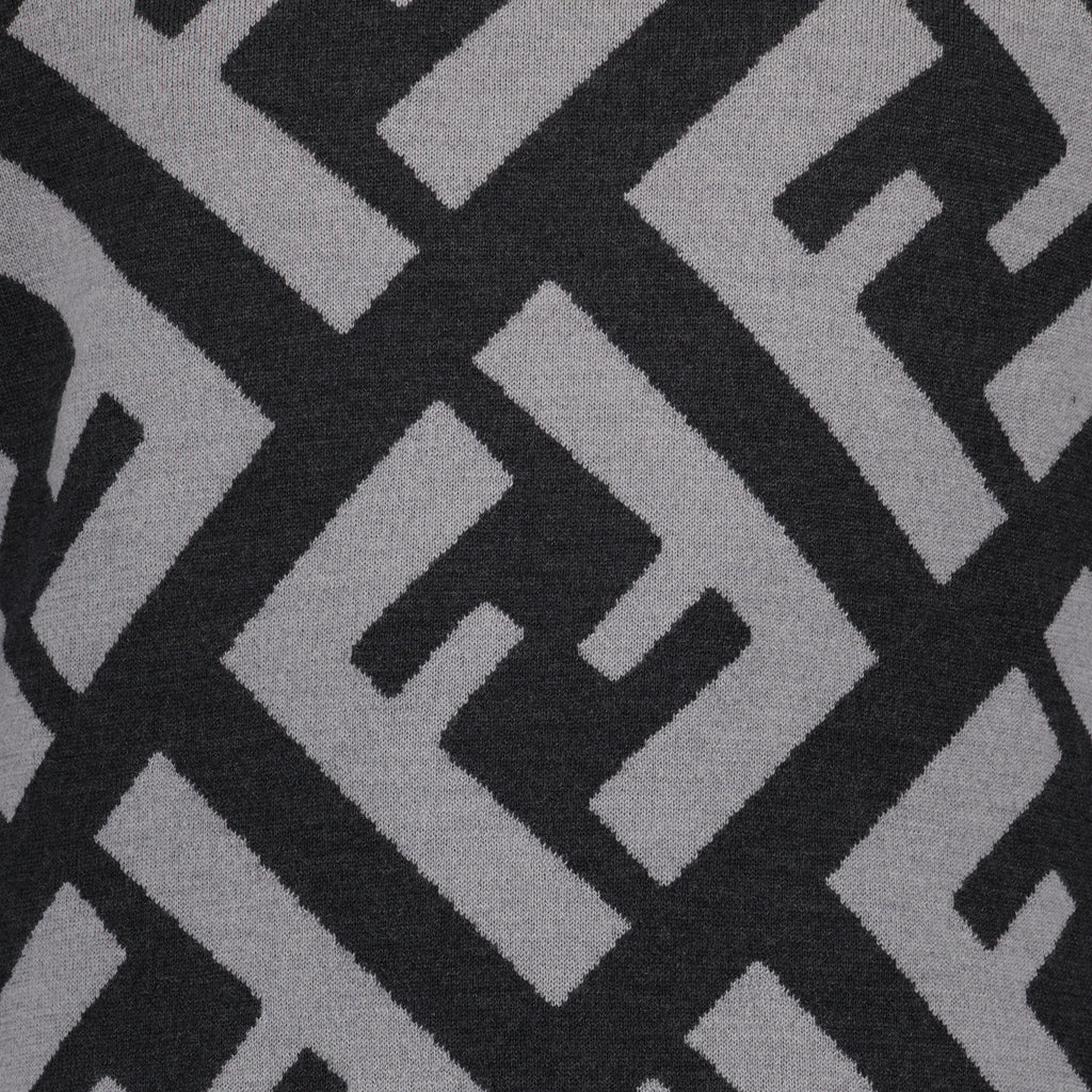 Knitwear FF sweater Fendi Gray Man