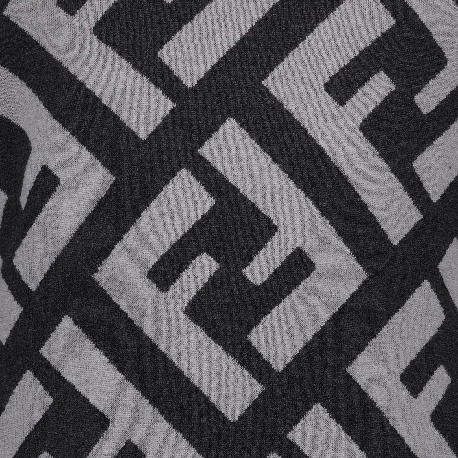 Knitwear FF sweater Fendi Gray Man