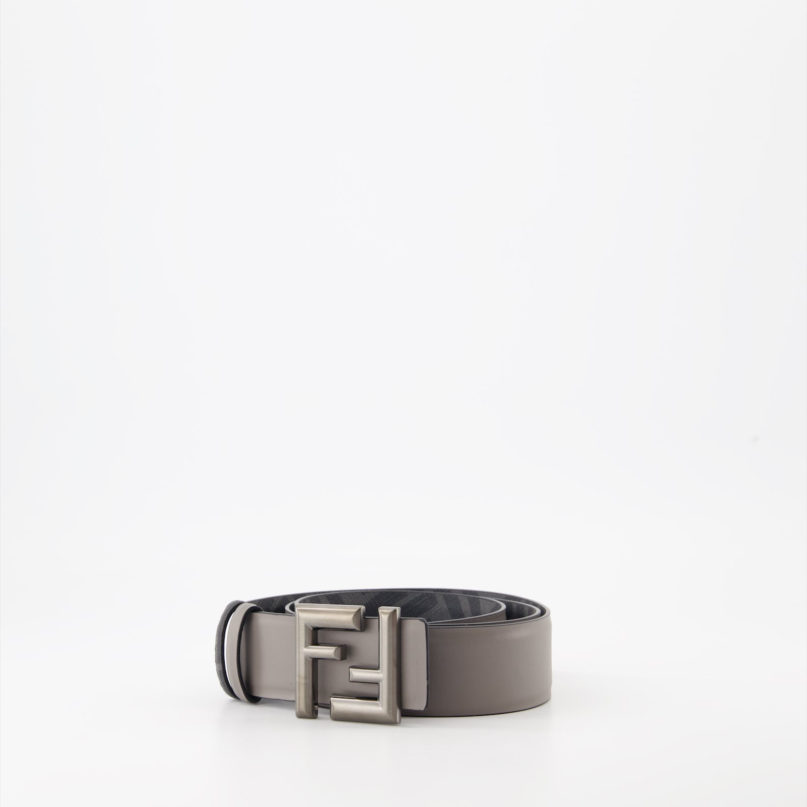 Ceintures Ceinture FF Rounded Fendi Gris Homme