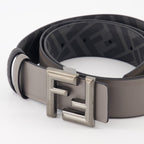 Ceintures Ceinture FF Rounded Fendi Gris Homme