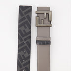 Ceintures Ceinture FF Rounded Fendi Gris Homme