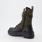 Bottes Bottes Fendigraphy Fendi Noir Femme