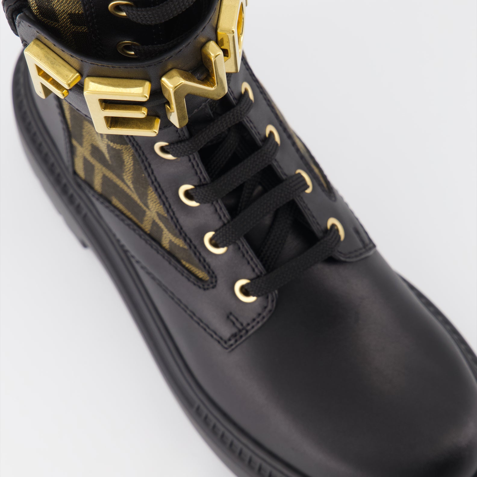 Bottes Bottes Fendigraphy Fendi Noir Femme