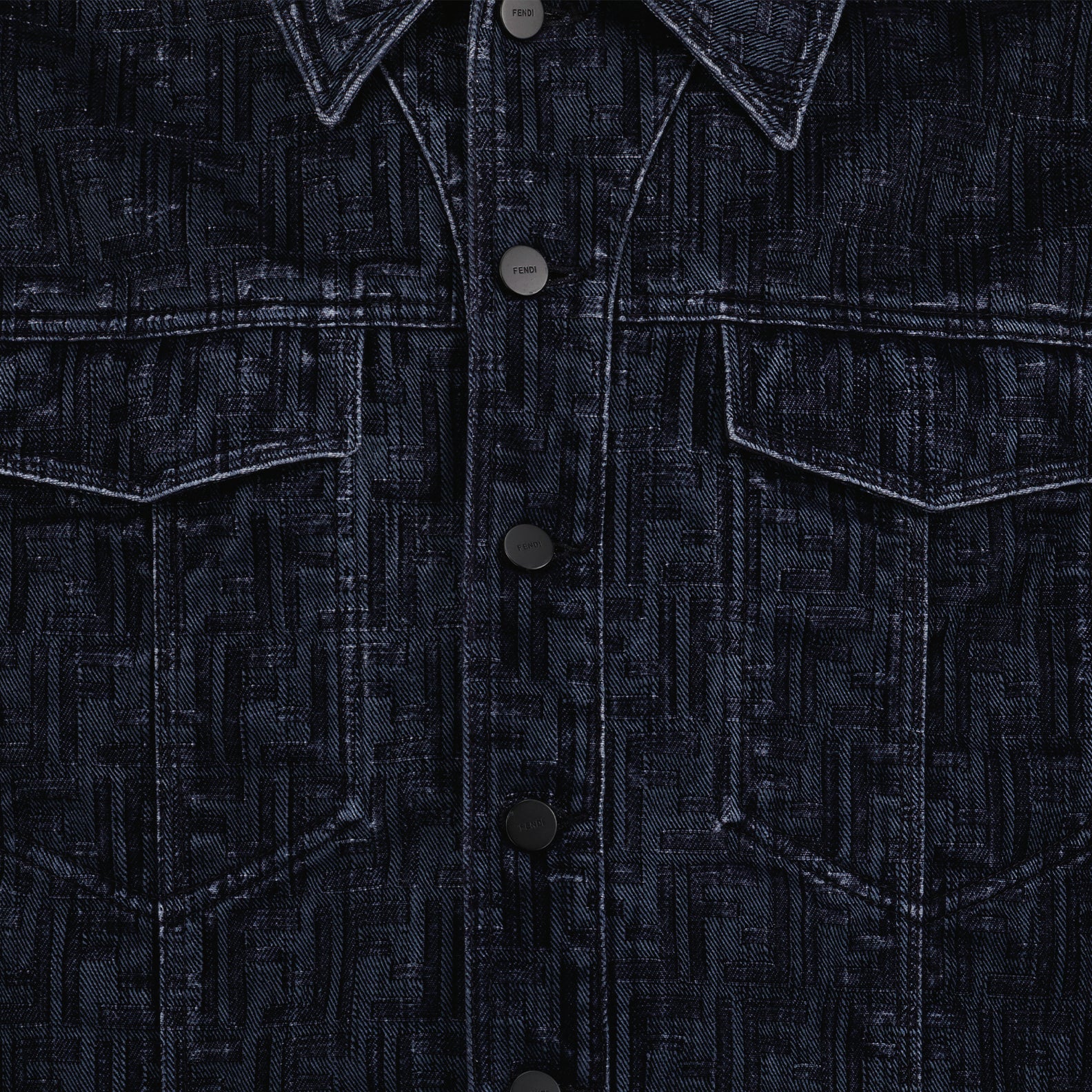 재킷 Veste en jean Fendi 파란색 Homme