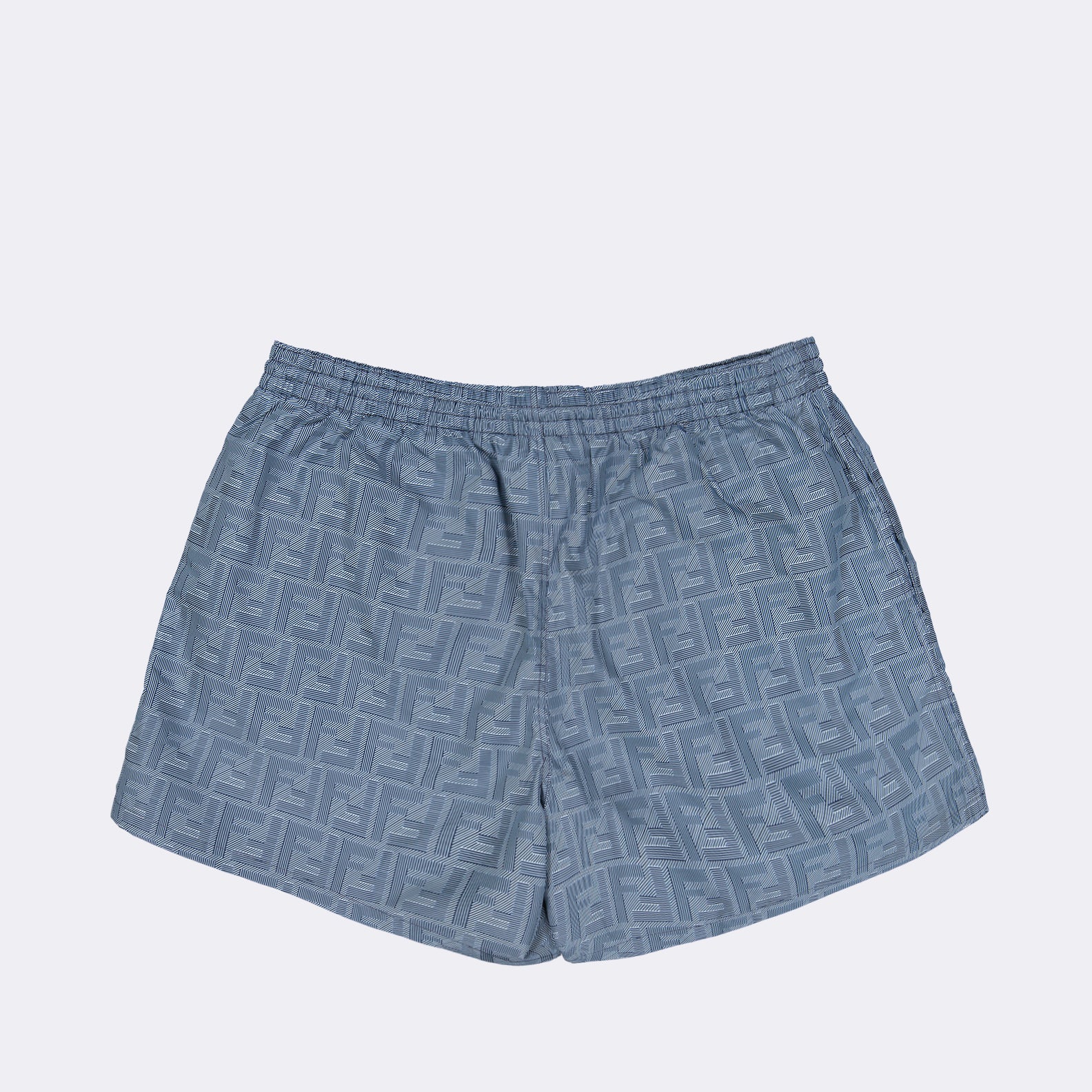 Beachwear Short de bain FF Fendi Bleu Homme