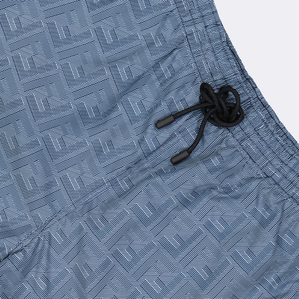 Beachwear Short de bain FF Fendi Bleu Homme