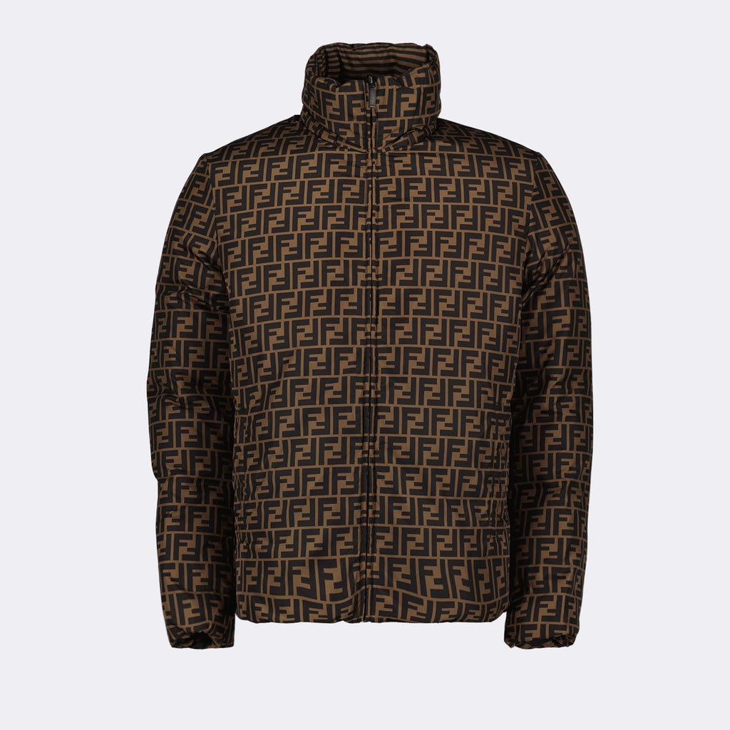 Manteaux Doudoune réversible Fendi Marron Homme