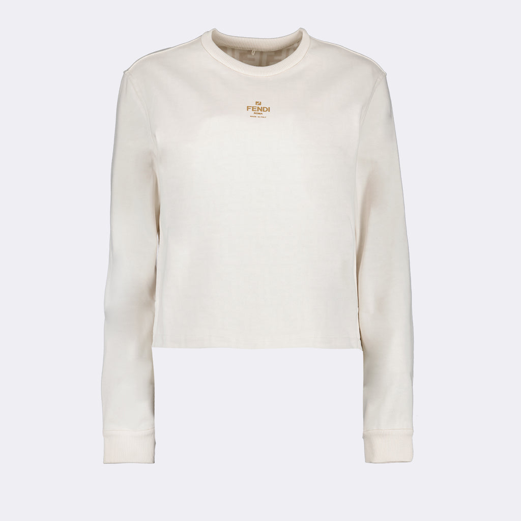 Sweatshirts Reversible sweatshirt Fendi White Women