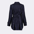 Coats FF trench coat Fendi Blue Women