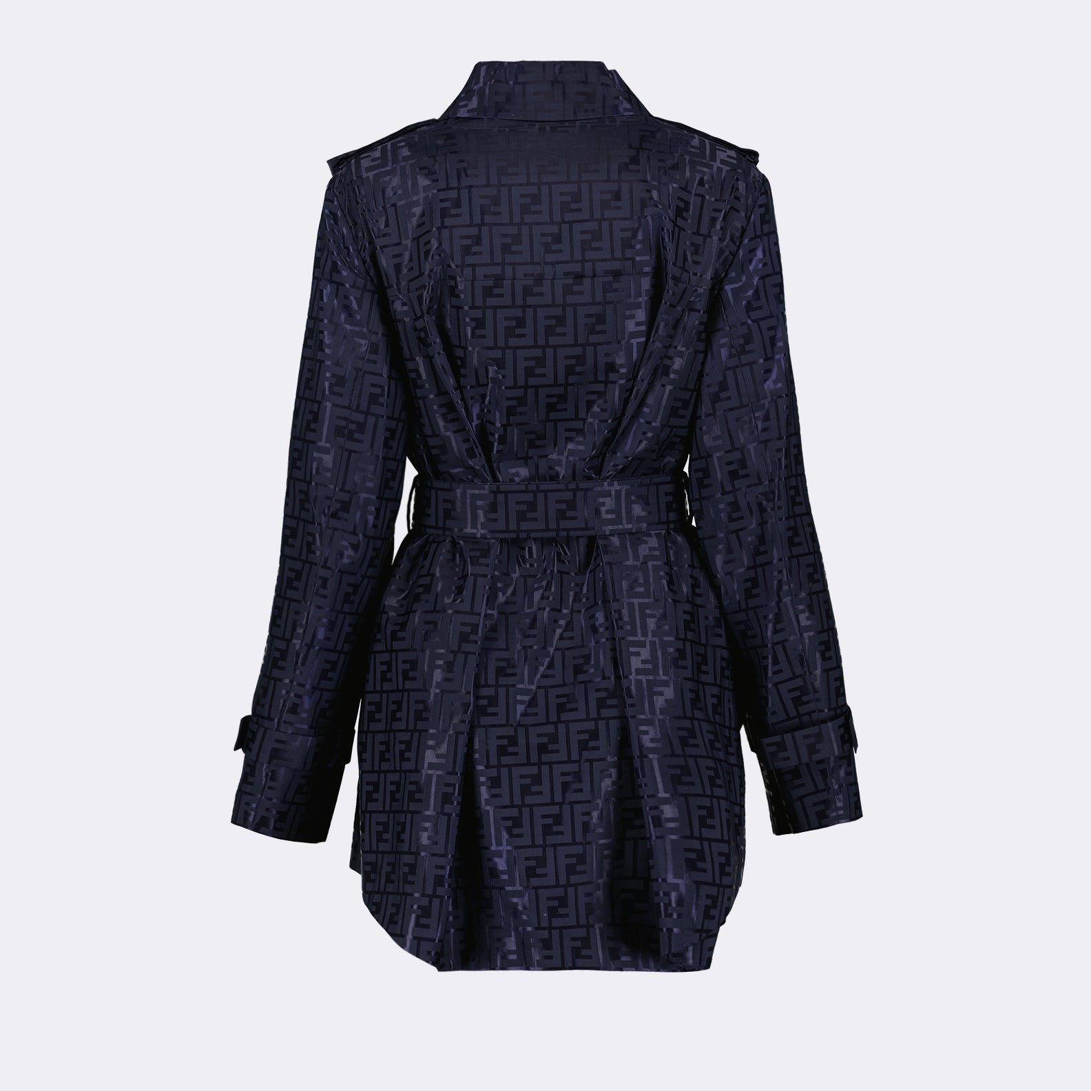 Coats FF trench coat Fendi Blue Women