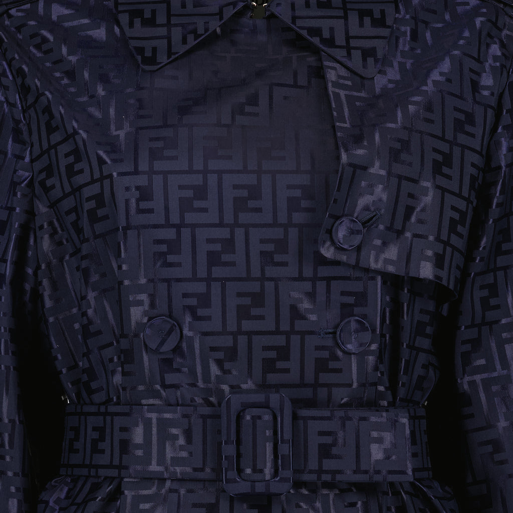 Coats FF trench coat Fendi Blue Women