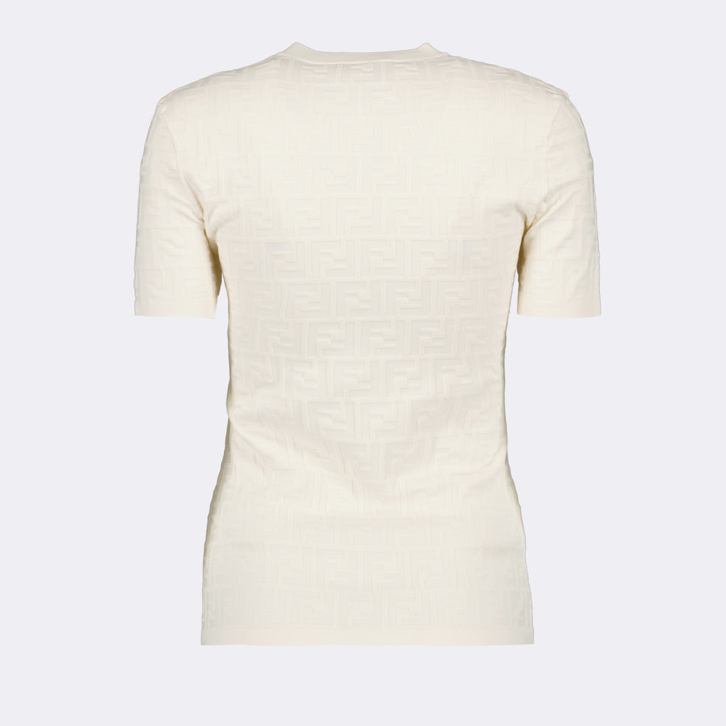 T-shirts FF t-shirt Fendi Beige Women