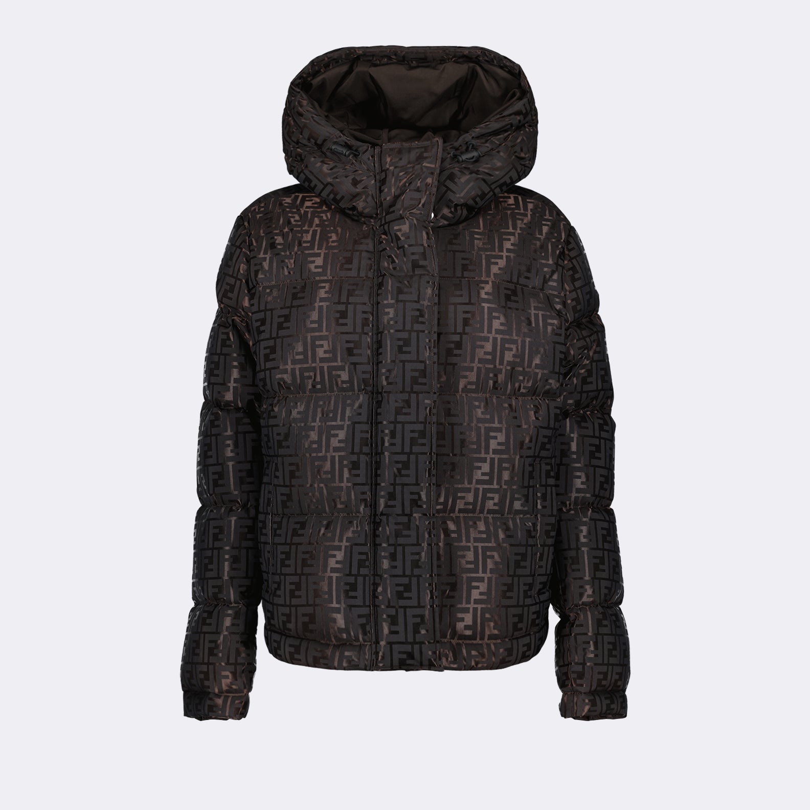 Manteaux Doudoune FF Fendi Marron Femme