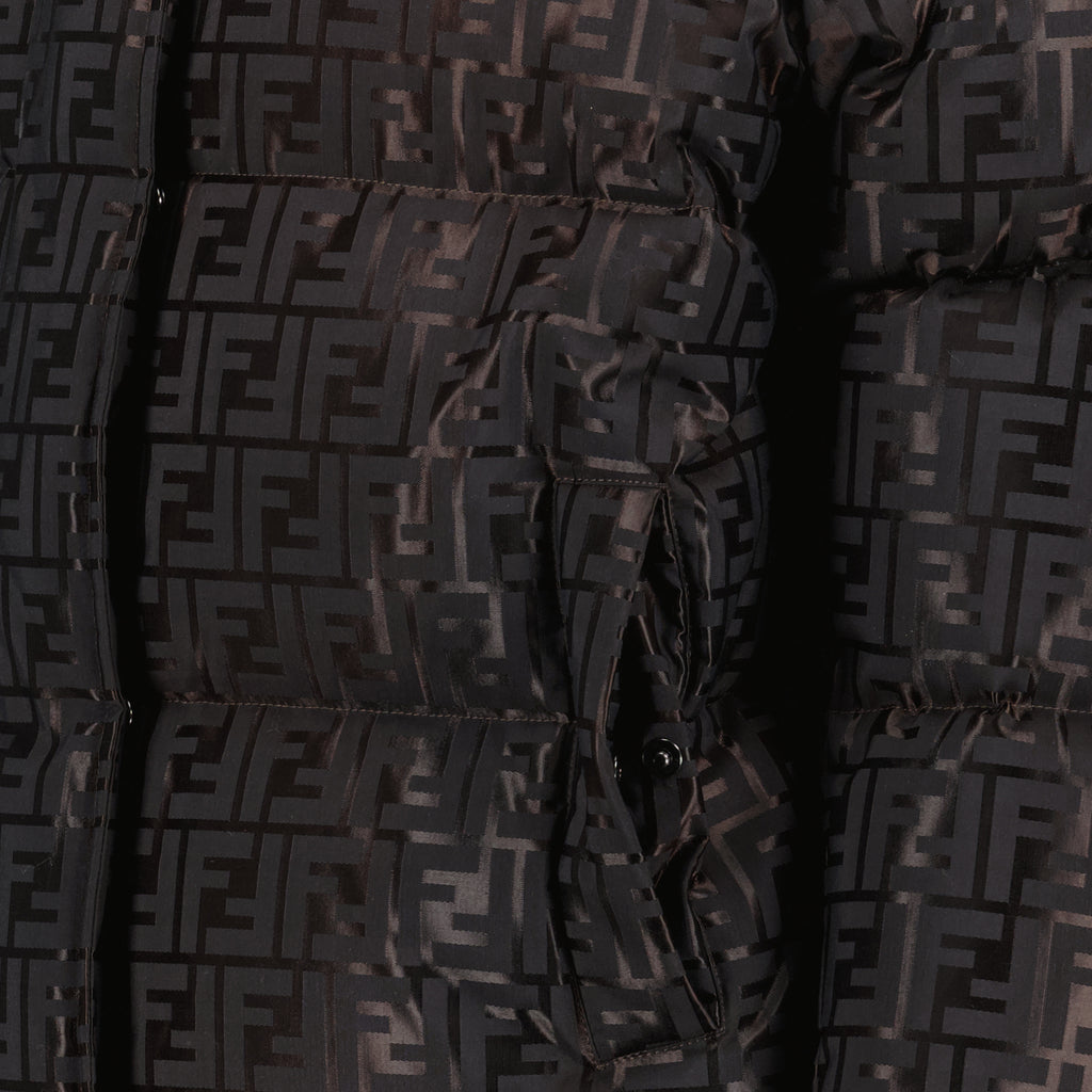 Manteaux Doudoune FF Fendi Marron Femme