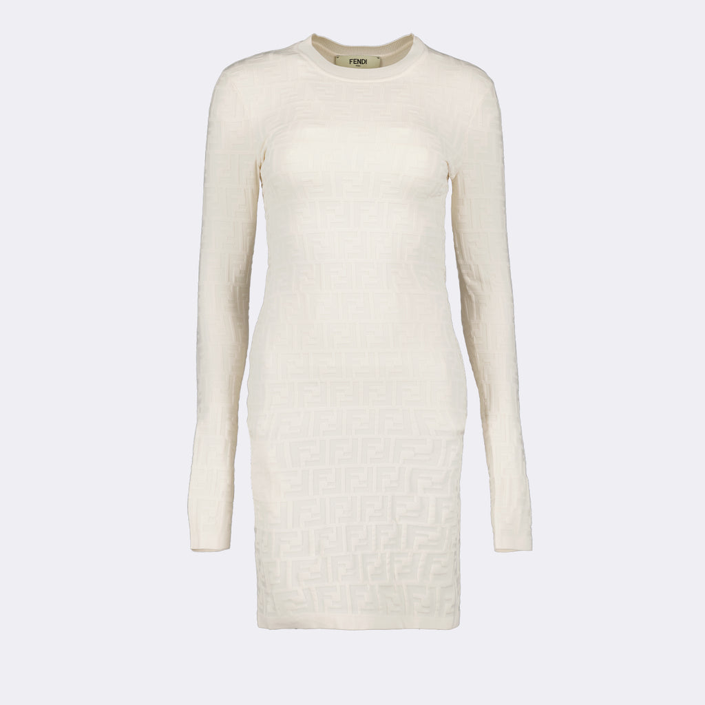 Robes Robe FF Fendi Beige Femme