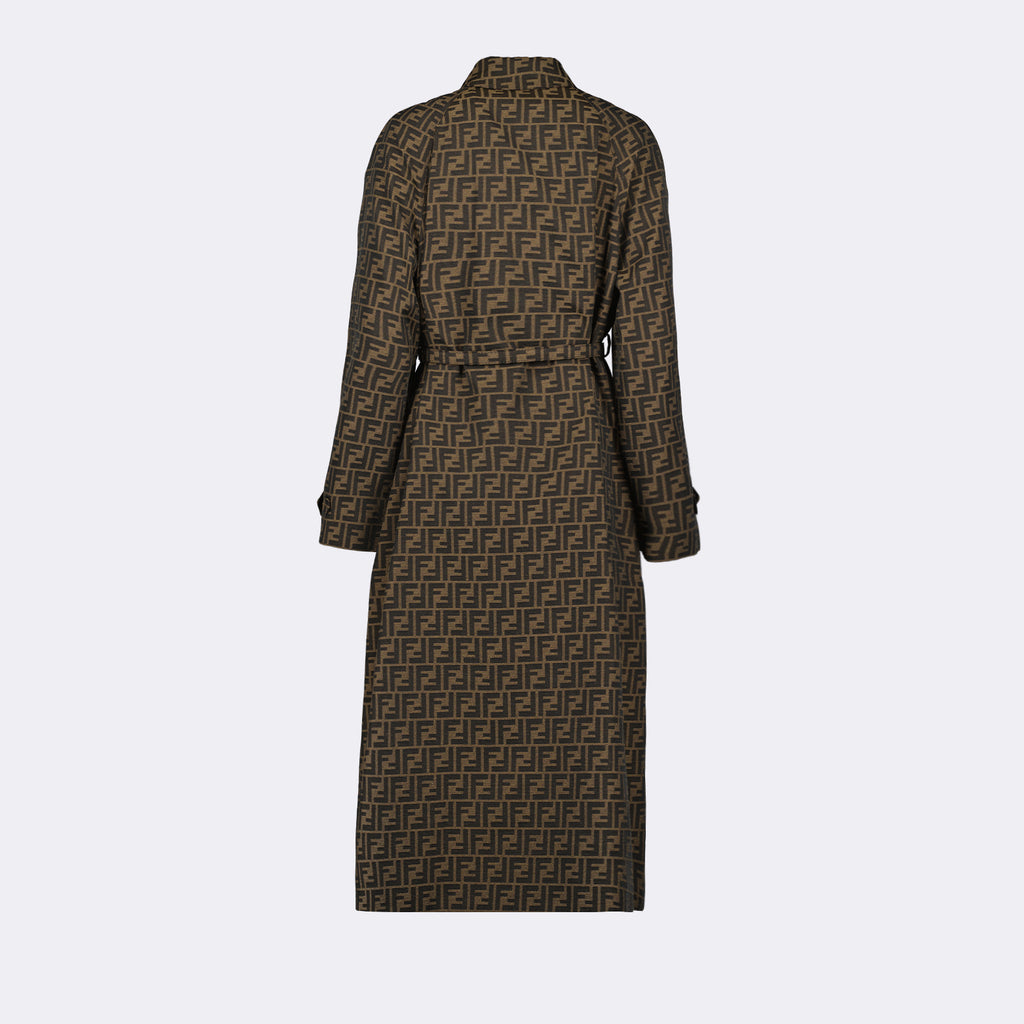 Coats FF trench coat Fendi Brown Women