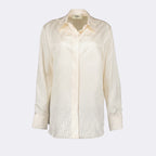 Hemden Chemise en soie Fendi Beige Femme