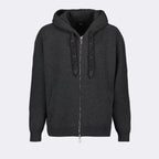 Sweatshirts Zip-up cashmere sweatshirt Fendi Gray Man