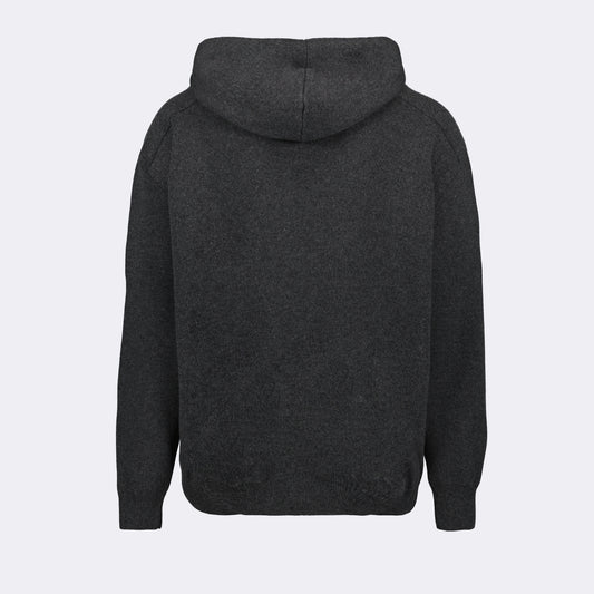 Zip-up cashmere sweatshirt