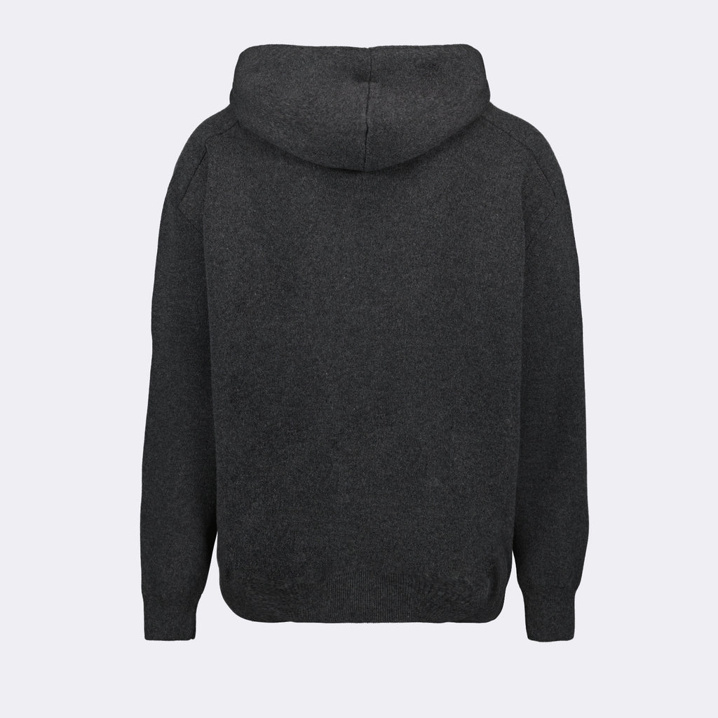 Sweatshirts Zip-up cashmere sweatshirt Fendi Gray Man