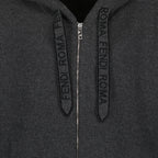 Sweatshirts Zip-up cashmere sweatshirt Fendi Gray Man