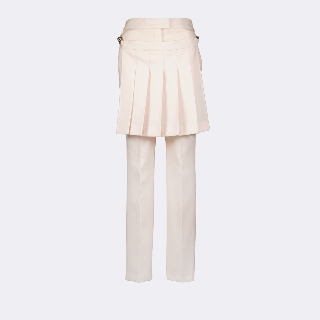 Pantalons Pantalon en laine Fendi Rose Femme